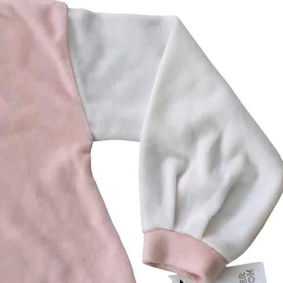 NWT Harper Canyon Girls Pink Velvet Velour Pullover Top Size 4 - Picture 5 of 8